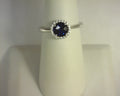 Lafonn Simulated Diamonds/Lab Grown Sapphire Ring Sterling Silver