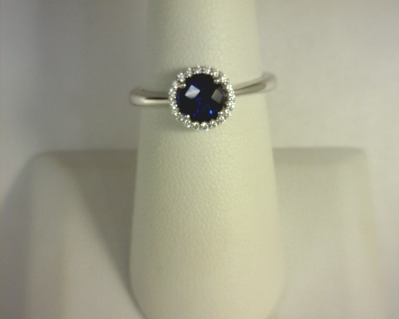 Lafonn Simulated Diamonds/Lab Grown Sapphire Ring Sterling Silver