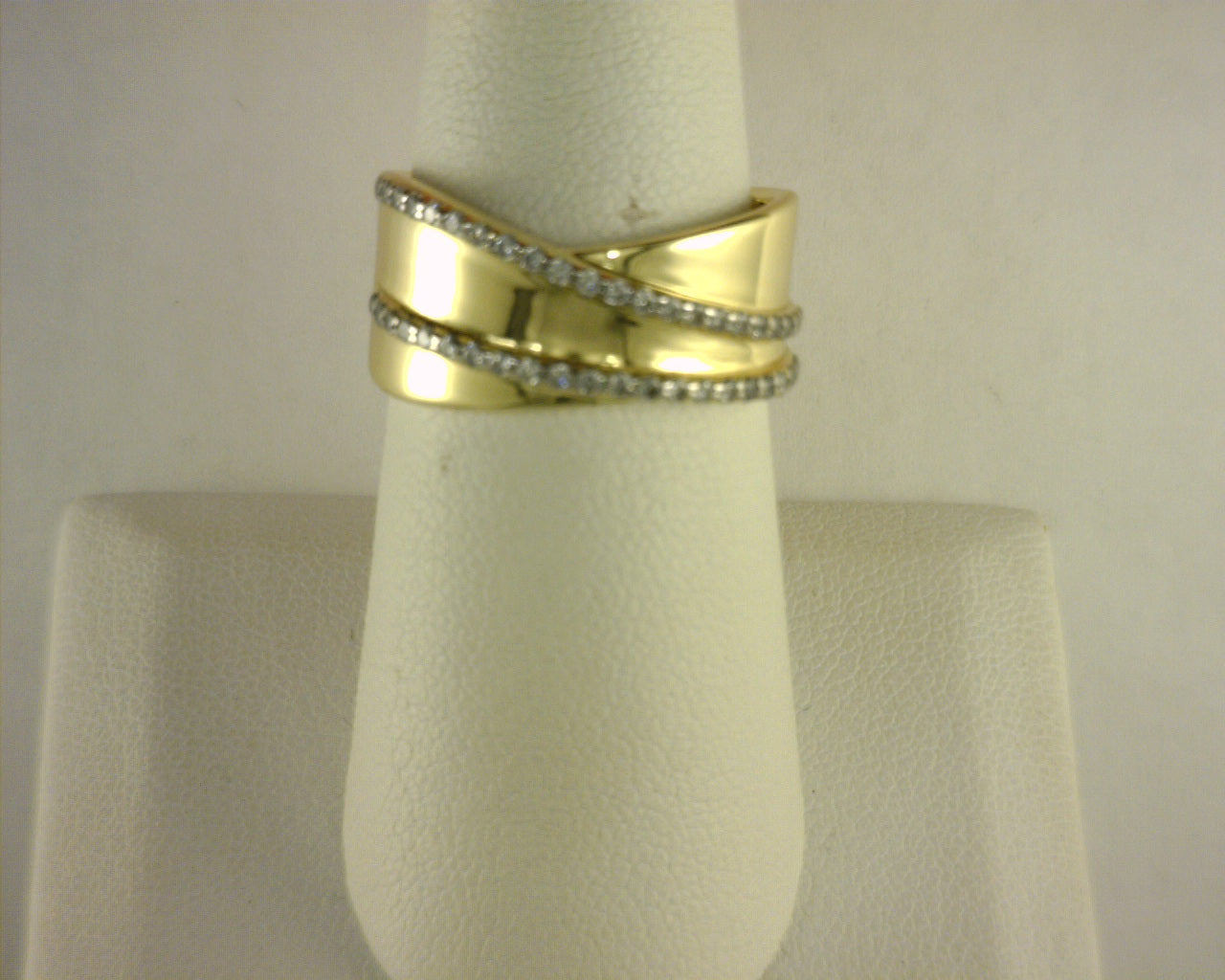 Lafonn Sterling Silver Gold Plated .45ct Simulated Diamond