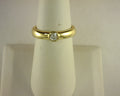 Lafonn Sterling Silver Gold Plated Simulated Diamond .17ct