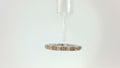 Lafonn Simulated Diamonds/Citrine Band Sterling Silver