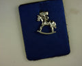 STERLING ROCKING HORSE CHARM