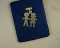 STERLING BOY AND GIRL HOLDING HANDS CHARM