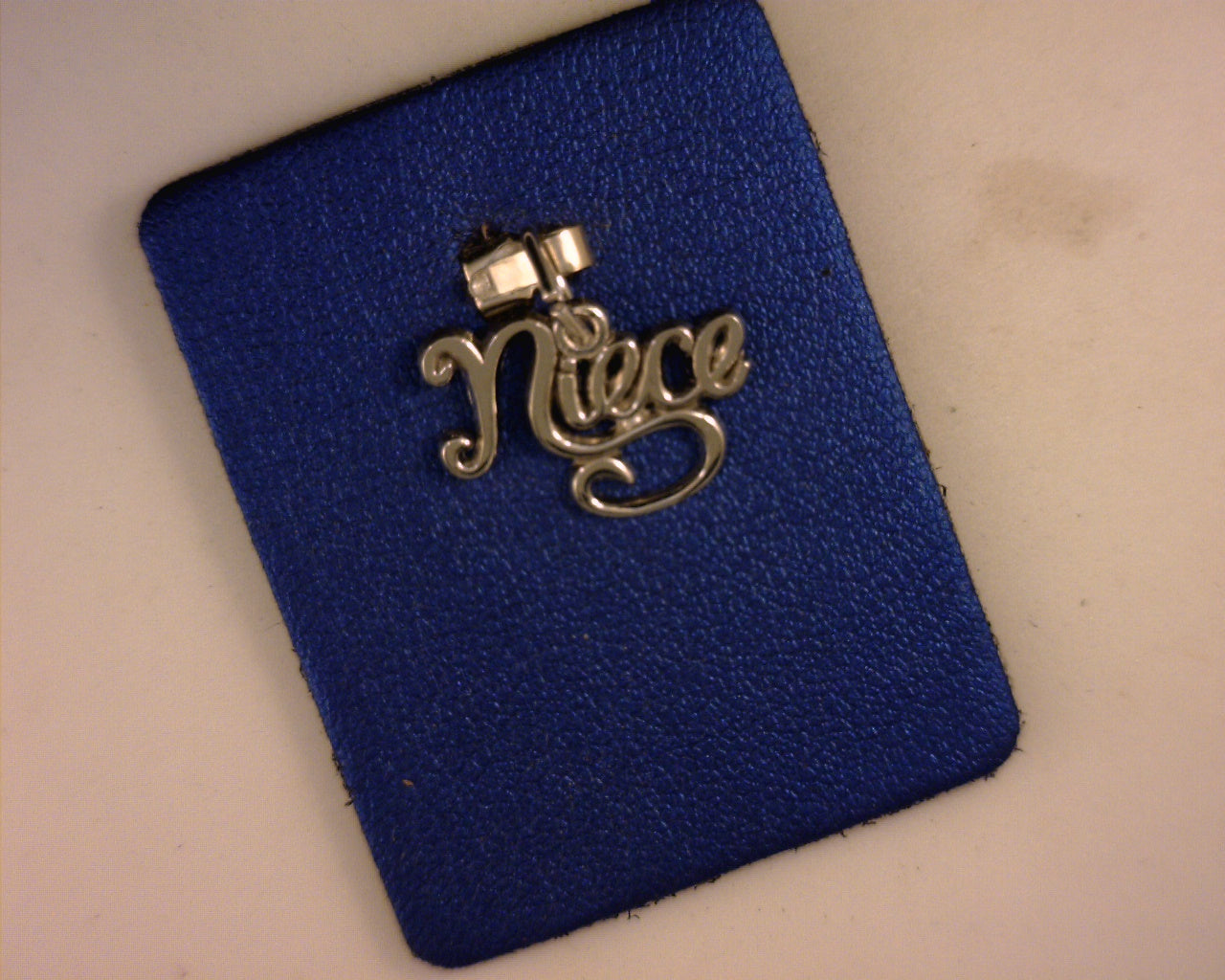 sterling niece charm