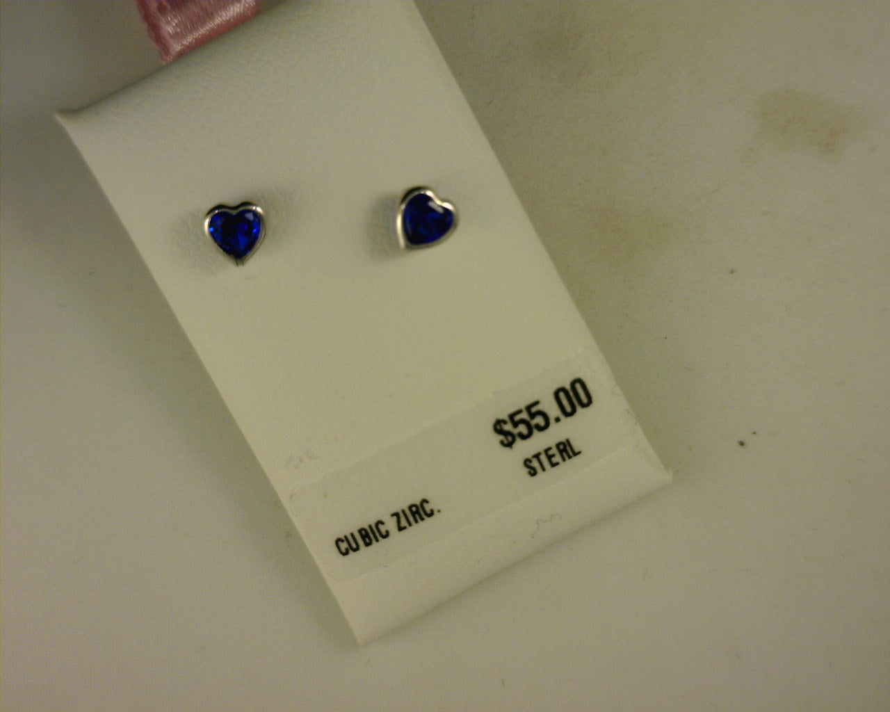 STERLING SILVER SEPT BIRTHSTONE EARR