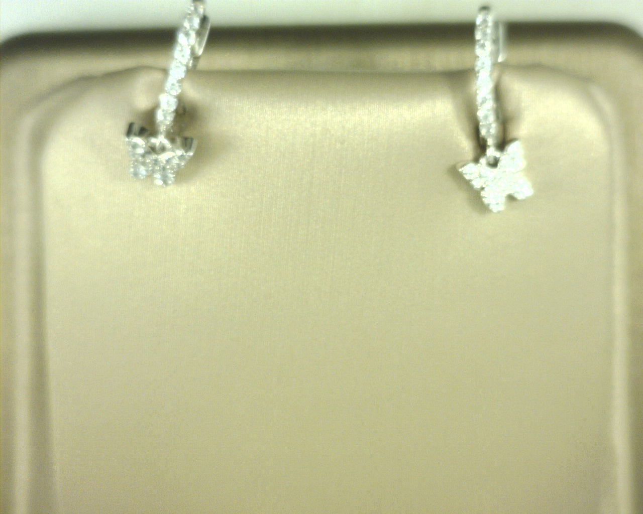 Lafonn Butterfly Earrings Simulated Diamonds Sterling Silver