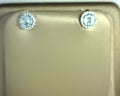 Lafonn Simulated Diamonds/Blue Topaz Earrings Sterling Silver