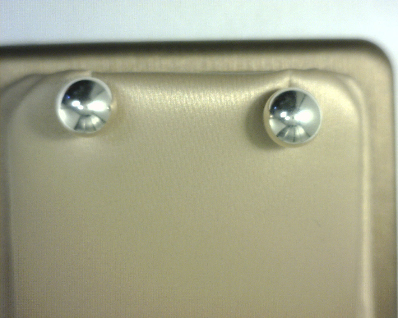Ball Stud Earrings 8mm Sterling Silver