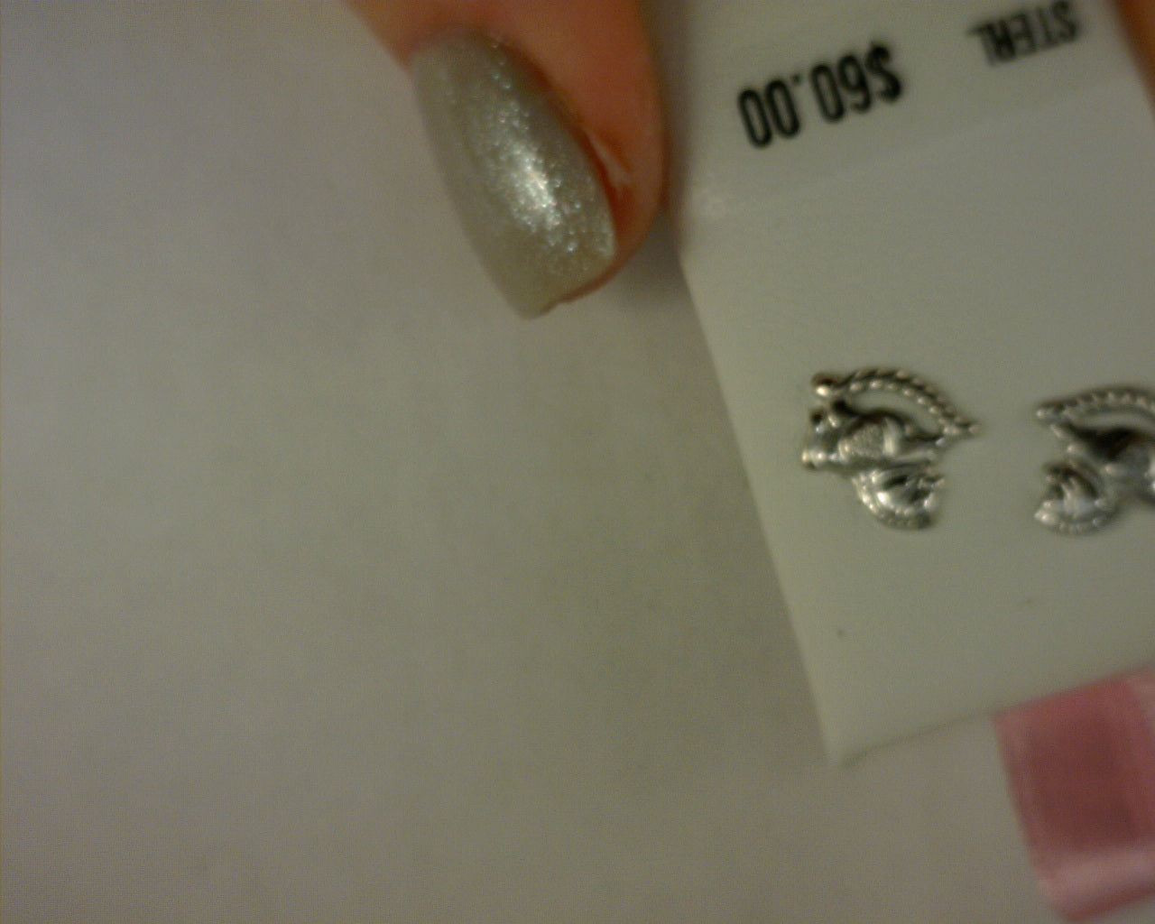 STERLING SILVER ROCKING HORSE STUDS
