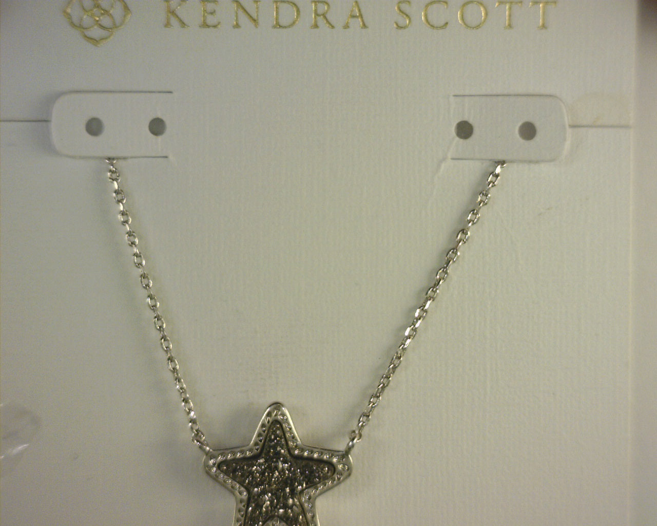 Kendra Scott Jae Star Drusy Pendant