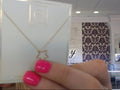 16" necklace gold star gold charm