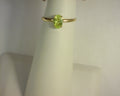 Kiddie Kraft Simulated Peridot Ring 10K Yellow Gold