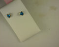 STERLING SILVER DEC BIRTHSTONE EARR