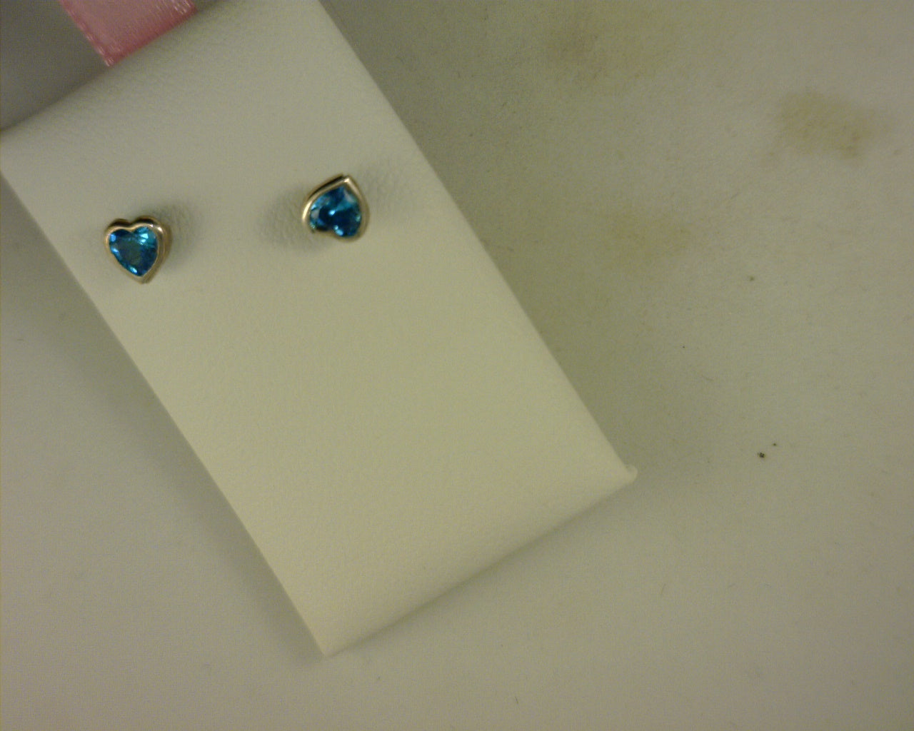 STERLING SILVER DEC BIRTHSTONE EARR
