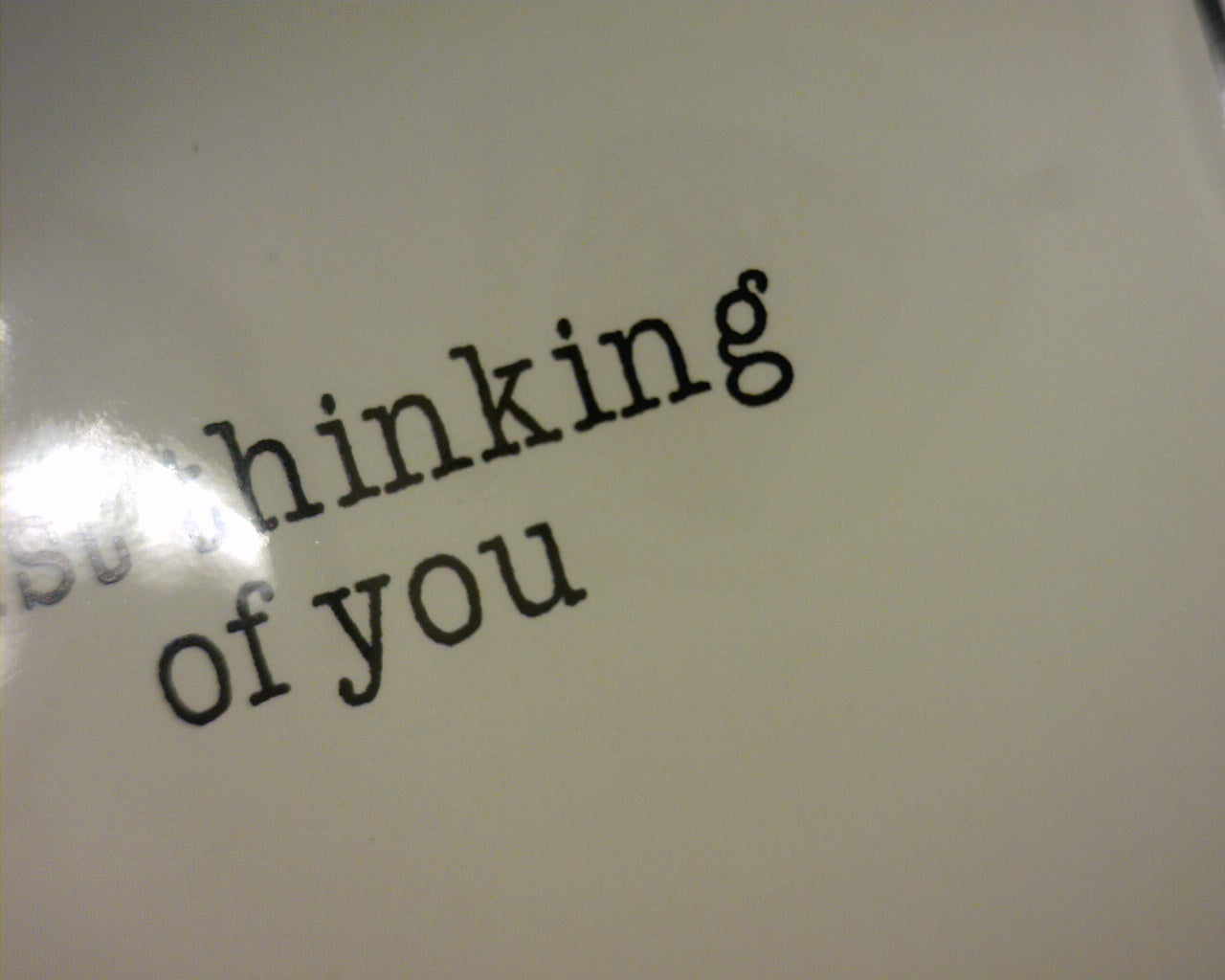 THINKING OF YOU CARD