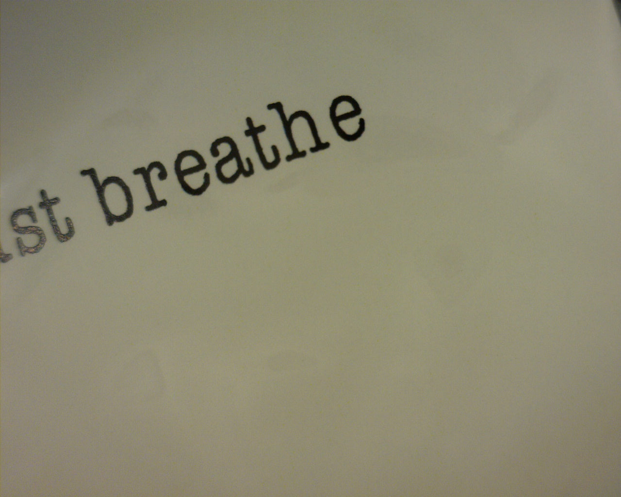 JUST BREATHE CARD