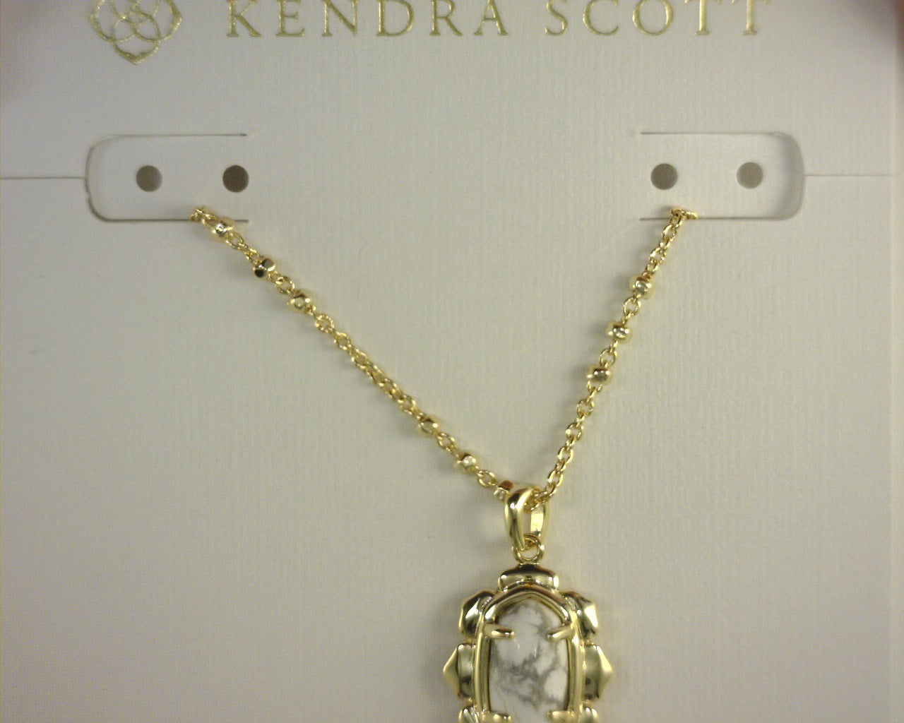 Kendra Scott Piper P White Howlite