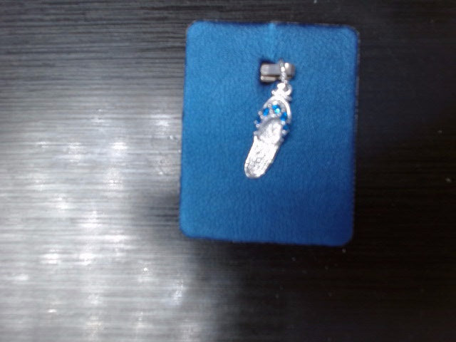 SANDAL-BLUE SAPPHIRE CHARM