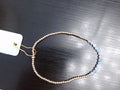 GOLD BLISS 2MM BRACELET- AQUAMARINE