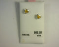 Kiddie Kraft Heart Earrings CZ Sterling Silver