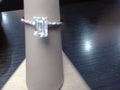 1 CARAT DIAMOND EMERALD CUT SPECIAL 14KT