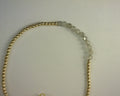 Gold Bliss 2mm Bead Bracelet - Labradorite