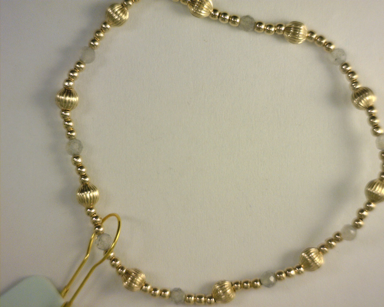 Dignity Sincerity Pattern 4mm Bead Bracelet - Labradorite
