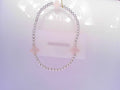 Signature Cross Sterling Pattern 3mm Bead Bracelet - Off White