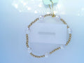 Admire Gold 3mm Bead Bracelet - Pearl