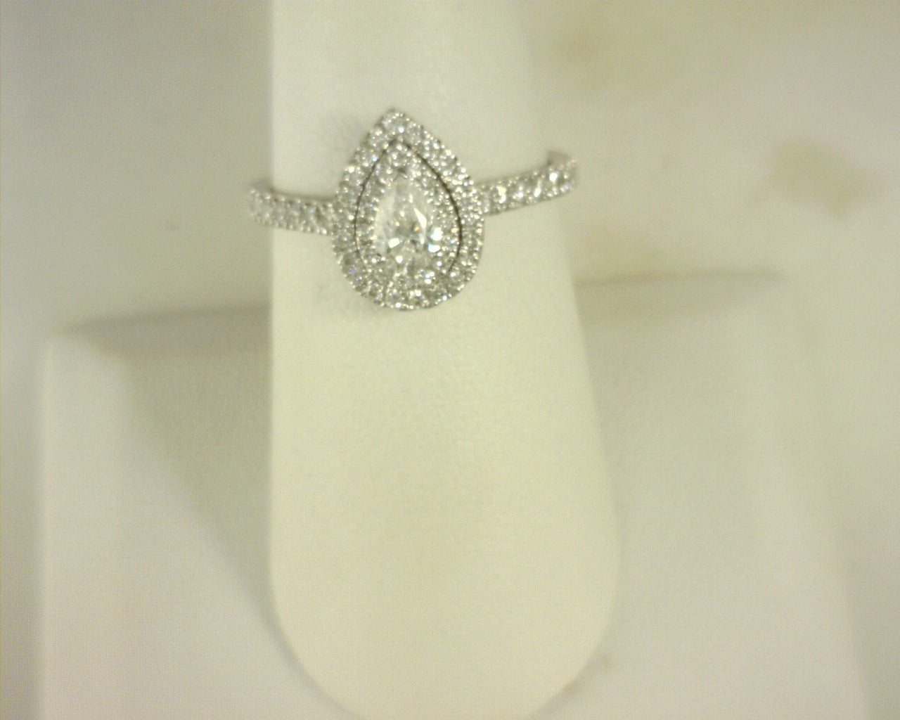Diamond Ring .89cttw 14K White Gold