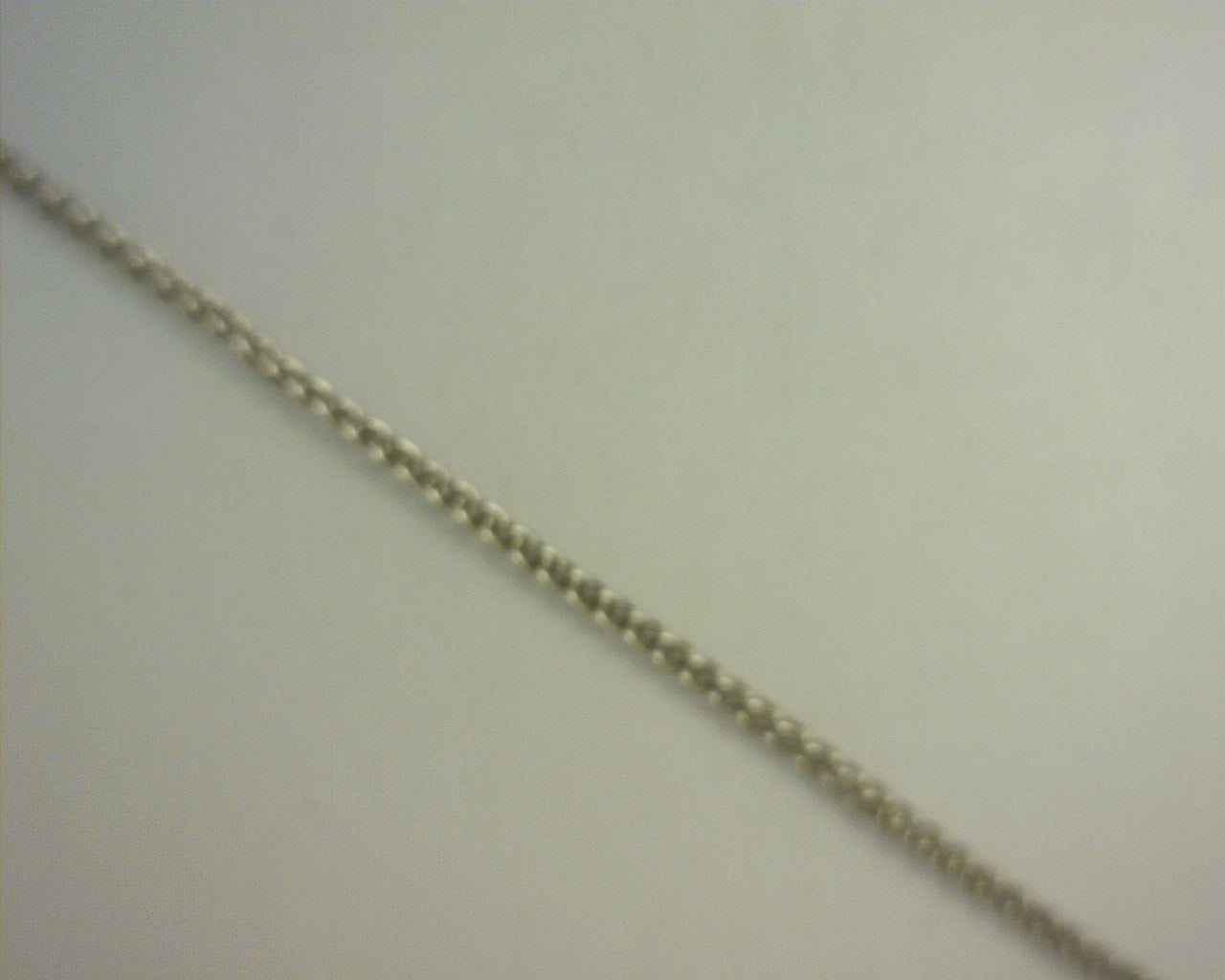 14K White Gold Bracelet 9"