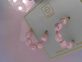 Beaded 1" Post Hoop - Admire Pearl