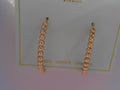 BEADED CLASSIC 1.25" PODT HOOP 3MM GOLD