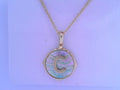 Kendra Scott Yellow Letter C Pendant