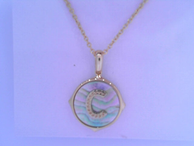 Kendra Scott Yellow Letter C Pendant