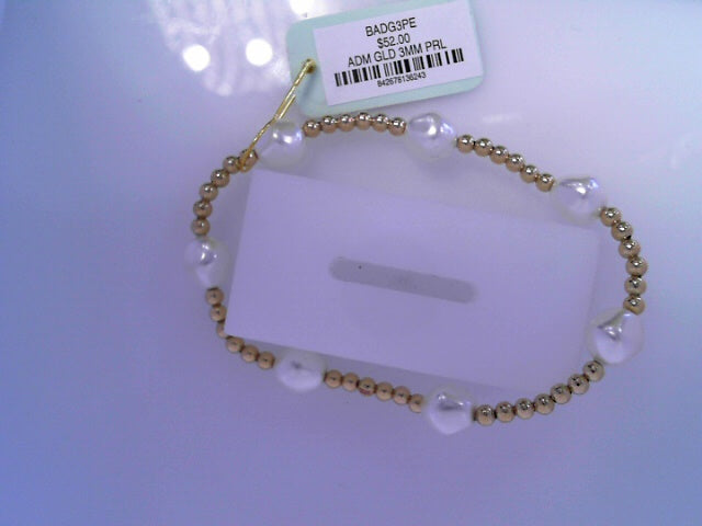 Admire Gold 3mm Pearl Bracelet