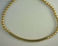 Gold Smooth 3mm Bar Bracelet