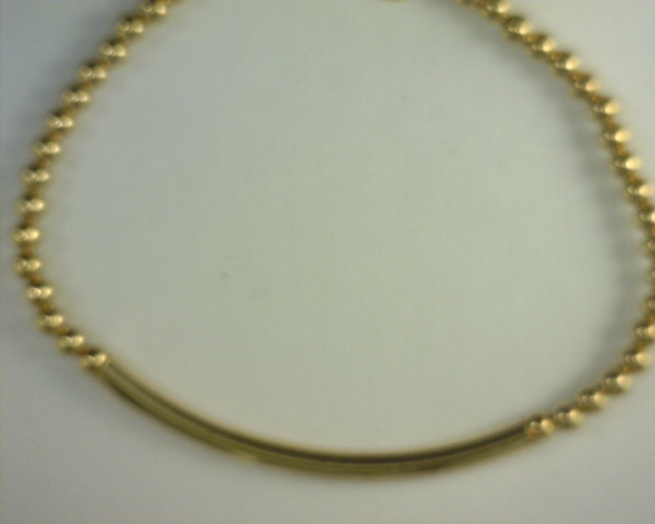 Gold Smooth 3mm Bar Bracelet