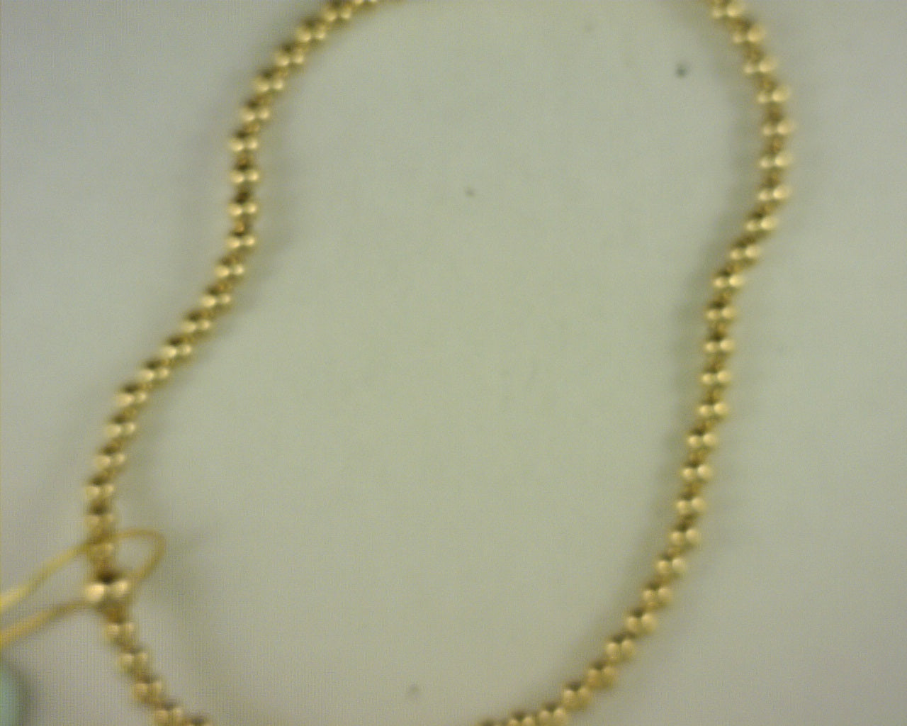 Classic Gold 2.5mm Beaded Bracelet