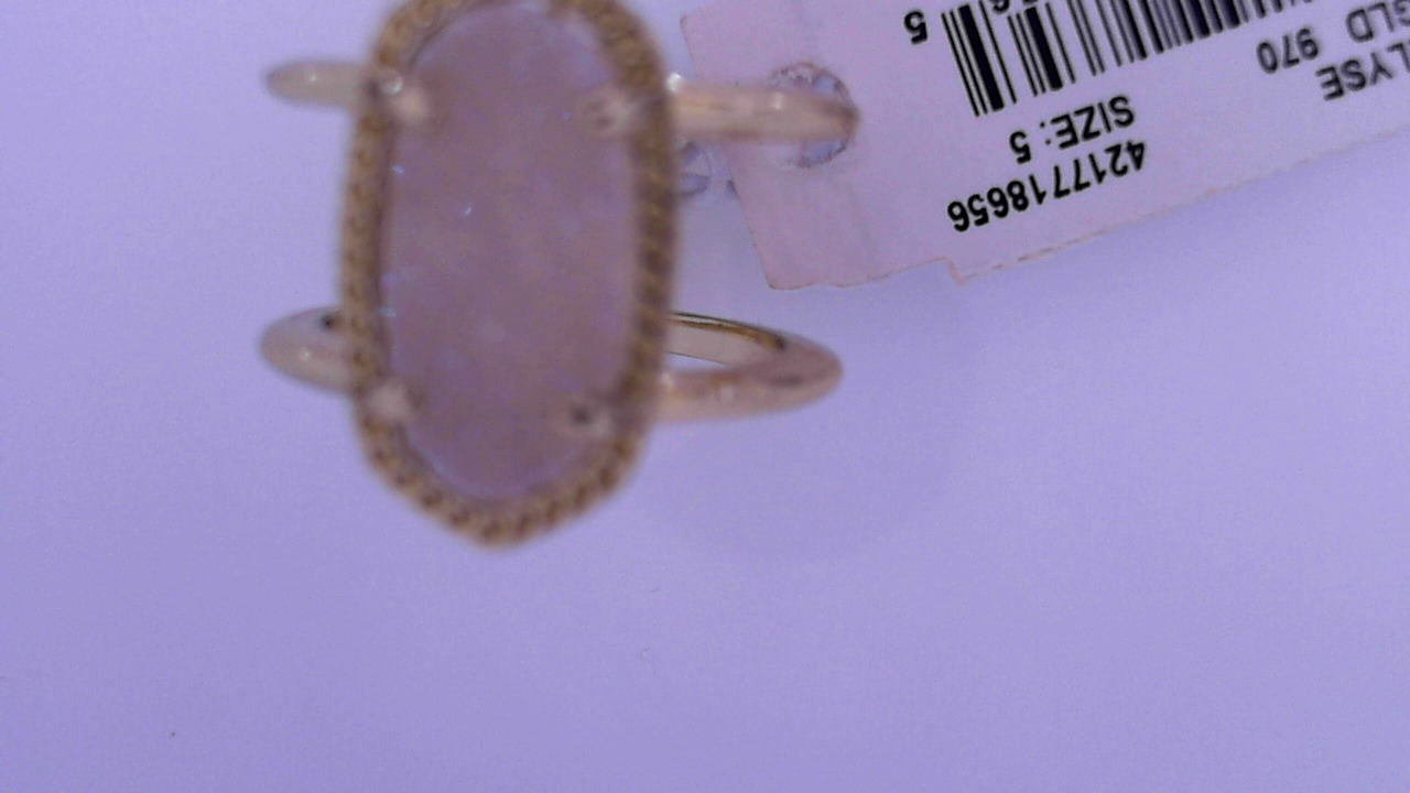 Kendra Scott Elyse White Crystal Ring