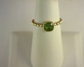 Luxury By Leonardo Peridot Bead Ring 14K Yellow Gold