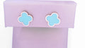 Luxury By Leonardo Turquoise Earrings 14K Yellow Gold