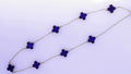 Luxury By Leonardo Lapis Necklace 14K Yellow Gold