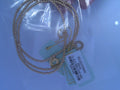 Classic Gold 2mm Love Disc Bracelet