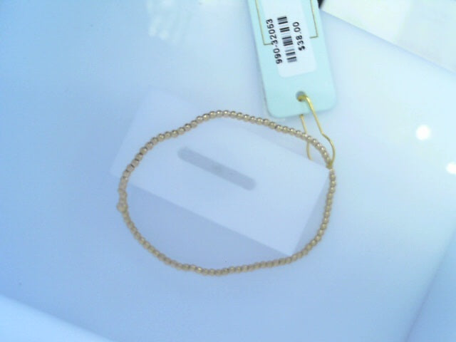 CLASSIC GOLD 2MM BEAD BRACELET
