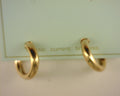 Enewton Round Gold 1" Post Hoop Earrings 4mm