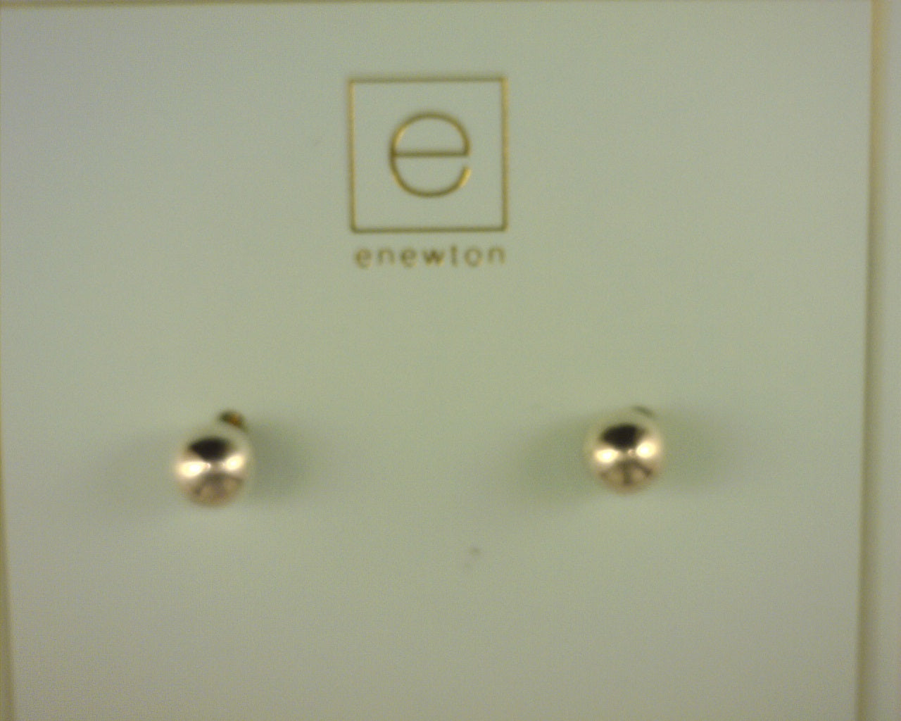 Enewton Classic Ball Stud Earrings Sterling Silver 6mm
