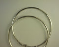 Gabriel NY 14K White Gold 40mm Round Classic Hoop Earrings S2042417