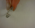 14 KARAT WHITE GOLD .42TCW RING GUARD 2.7G
