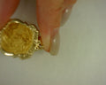 14 karat yellow gold st christopher charm